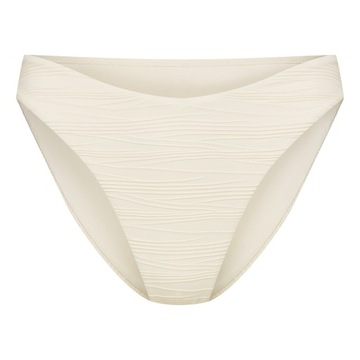Dół bikini w prążki majtki figi w literę V kremowe Anaise Esotiq M