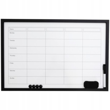 МАГНИТНЫЙ ПЛАНИРОВЩИК ДЛЯ СУХОГО СТИРАНИЯ