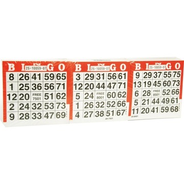 Karty do bingo 1500 arkuszy