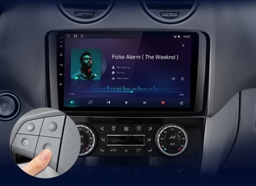 Radio Android GPS MERCEDES W164 WiFi ML GL 6/128