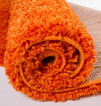 Мохнатые круглые ковры. 15 цветов 80 см Волосы 50 мм