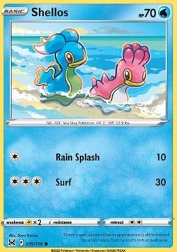Karty Pokemon (LOR 039) Shellos