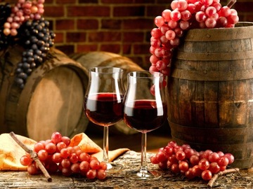 FOTOTAPETA 3D kuchenna do kuchni wino kieliszki
