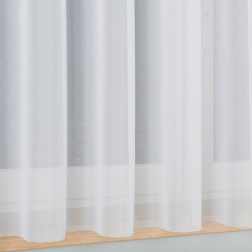 ГОТОВАЯ БЕЛАЯ ВУАЛЬНАЯ ШТОРА высота 80х200см Размеры