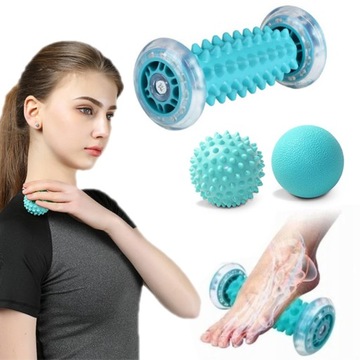 3X Roller do masażu stóp ciała masażer wałek Rolka