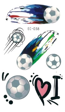 Tatuaże zmywalne dla dzieci PIŁKA EC038