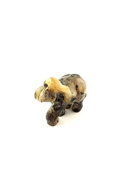 Rzeźba słonia BURSZTYN słoń słonik amber elephant