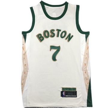 24 męskie koszulki Boston Celtics #7 z nowego sezonu Jaylen Brown,