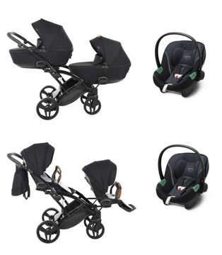 JUNAMA BLIŹNIACZY DUO SLIM SPACE 3w1 CYBEX ATON S2