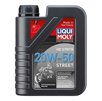 OLEJ SILNIKOWY HD 20W50 SYNTETYCZNY ENGINE OIL MOTORBIKE 4T LIQUI MOLY 1L
