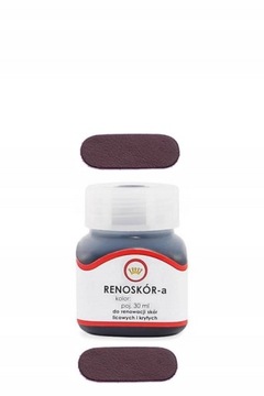 RENOSKÓR бордовая краска для кожи с зернистой текстурой