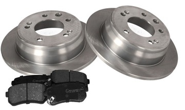 Tarcze x2 + klocki TYŁ i30 CW ix35 KIA CEED CEE'D