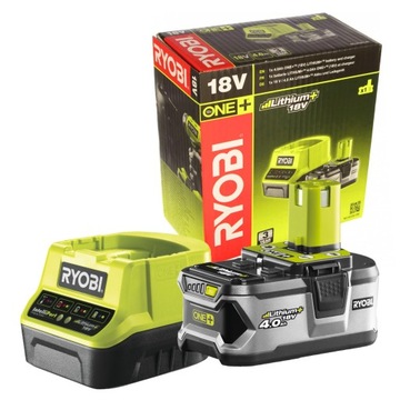 RYOBI SET SET RC18120-140 АККУМУЛЯТОРНАЯ БАТАРЕЯ 4 Ач С ЗАРЯДНЫМ УСТРОЙСТВОМ 18 В ЛИТИЕВЫЙ ОДИН
