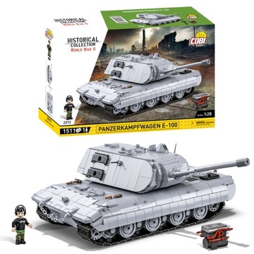 KLOCKI COBI 2572 CZOŁG PANZERKAMPFWAGEN E-100 1511
