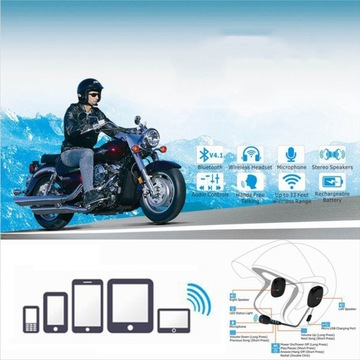 BLUETOOTH НАУШНИКИ ШЛЕМ МОТОЦИКЛСКИЙ ШЛЕМ МУЗЫКА