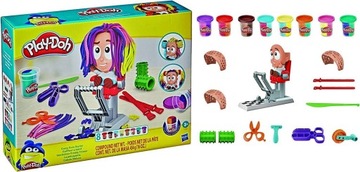 CIASTOLINA PLAY-DOH ZESTAW SZALONY FRYZJER + 8 TUB