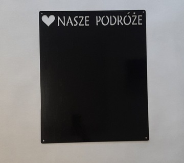 Магнитная доска НАШИ ПУТЕШЕСТВИЯ 43 Х 53 СМ