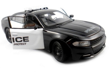 DODGE CHARGER MODEL METAL WELLY 1:24 POLICJA