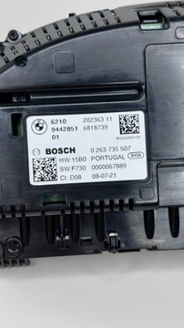 BMW 3 F30 F35 F31 2018 PŘÍSTROJOVÁ DESKA BUDÍKY