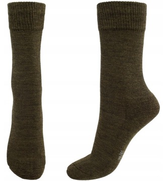 Skarpety Skarpetki wojskowe MFH wełna Merino - Zielone 42/44