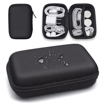 ETUI FUTERAŁ POKROWIEC CASE NA SŁUCHAWKI ŁADOWARKĘ USB C KABLE BIŻUTERIĘ