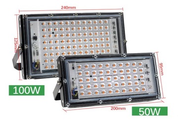 ЛАМПА ДЛЯ РОСТА ДЛЯ ВЫРАЩИВАНИЯ РАСТЕНИЙ СВЕТОДИОДНАЯ ПАНЕЛЬ 100ВТ