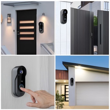 BEZPRZEWODOWY DZWONEK DO DRZWI, DZWONEK DO DRZWI WIDEO, NOKTOWIZOR, IP65