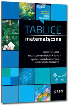 Tablice matematyczne Miękka oprawa Greg