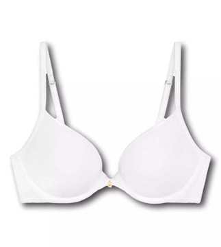 Biustonosz Triumph biały Body Make-Up Push-up miękki z fiszb 75B