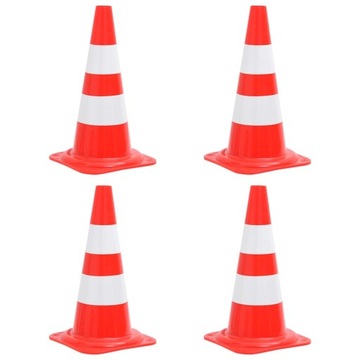 Pachołki drogowe Odblaskowe czerwone Pachołek 50cm