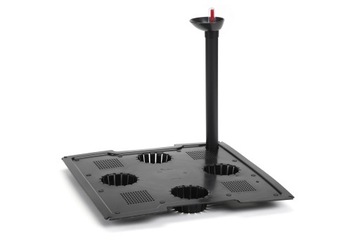 Finezja Rattan 300 ламельный горшок Mokka + вставка