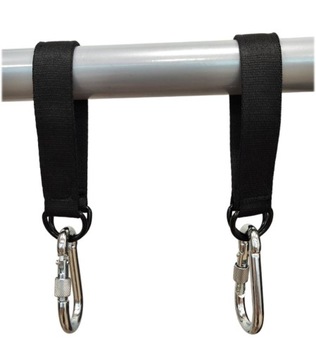 КРЕПЛЕНИЕ ДЛЯ ГАМАКА МОНТАЖНЫЙ КОМПЛЕКТ РУЧКА ЗАЖИМ КАРАБИН ЛЕНТА