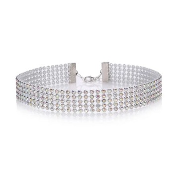 TOP Quality Cool Shiny Rhinestone Bundle Neck Popular Element Collar