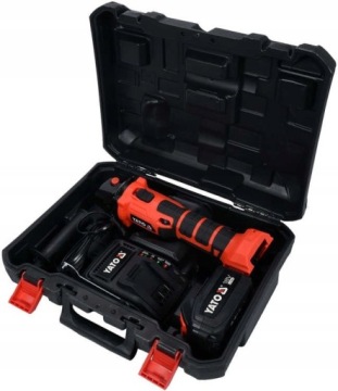 УГЛОВАЯ ШЛИФОВАЛЬНАЯ МАШИНА YATO 125 мм 18 В БЕСЩЕТОЧНАЯ 3 Ач