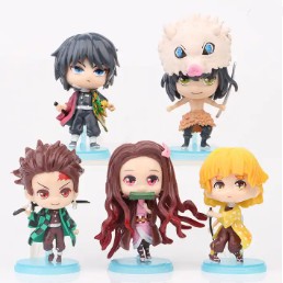 ZESTAW FIGUREK TOPPERÓW DEMON SLAYER 5 SZTUKI