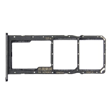 Oryginalna tacka SIM Huawei Y6P Czarna 97070XLB