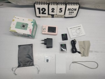 ПОРТАТИВНАЯ ЦИФРОВАЯ КАМЕРА HD 1080P СО ВСПЫШКОЙ розовая