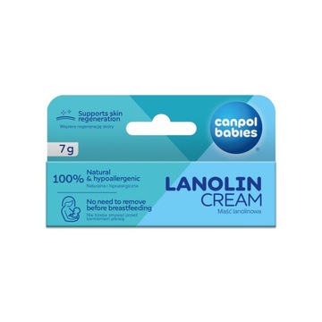 Maść na brodawki z lanoliną Hipoalergiczna 100% naturalna 7g CANPOL BABIES