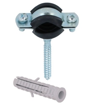 Obejma pojedyncza HOBBY z okładziną 1/2”KPL (20-24) uchwyt