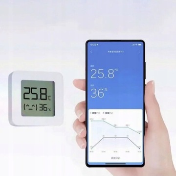 Датчик температуры Xiaomi Mi 2, Bluetooth, термометр, гигрометр, 3 шт., ЖК-дисплей