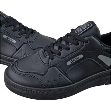 Buty Damskie Big Star Wygodne Sportowe trampki Czarne ekoskóra NN274A485 40