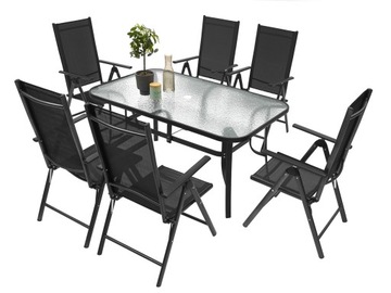 САДОВАЯ МЕБЕЛЬ ТЕРРАСА 6 САДОВЫХ СТУЛЬЕВ НАБОР