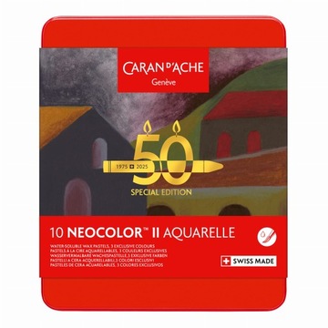 Pastele Caran d'Ache Neocolor II 50 Years Dark