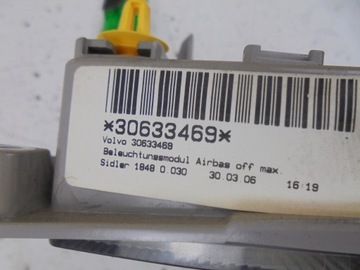 LAMPA OSVĚTLENÍ KABINY 30633469 VOLVO C70 II