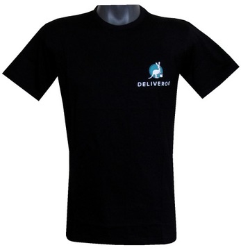 KOSZULKA MĘSKA MŁODZIEŻOWA BLUZKA KRÓTKI RĘKAW T-SHIRT BAWEŁNA CZARNA M