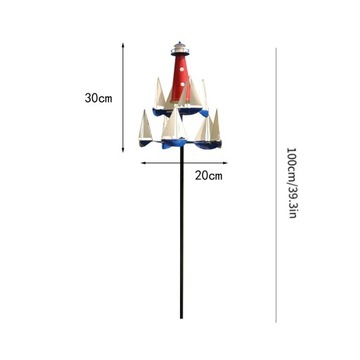 Unique Sailboat Windmill Decorations Nautical Wind