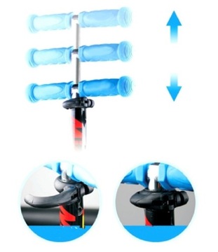 САМОКАТ детский ТРЕХКОЛЕСНЫЙ LED Balance MAGIC GRAFFITI 3+ ЧЕРНЫХ ЦВЕТОВ