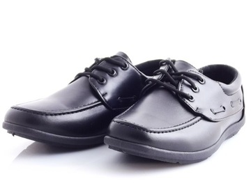 Черные лоферы для причастия для мальчиков, размер 37.