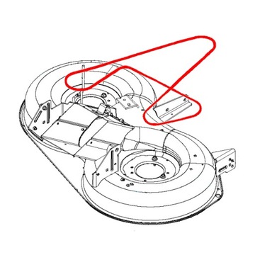 Pasek napędu noży Husqvarna TC 242T, TC 242TX