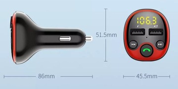 FM-ПЕРЕДАТЧИК BLUETOOTH КОМПЛЕКТ USB ДЛЯ РУКОВОДСТВА
